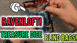 Opening full case of Ravenloft D&D treasure dice blind bags! NEW SET!
