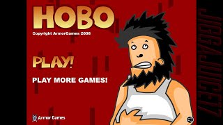 Hobo Brawl Flash Game (No Commentary)