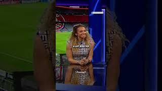 Kate Abdo with a burn for our studio crew 😅