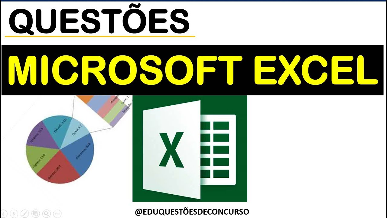 SIMULADO DE INFORMÁTICA: QUESTÕES MICROSOFT EXCEL 2023 - YouTube