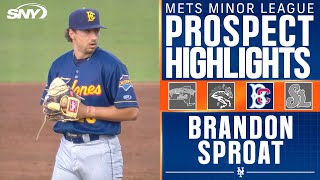 Mets prospect Brandon Sproat strikes out eight for Cyclones | SNY