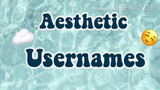 10 Aesthetic Usernames