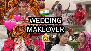 👰‍♀️I BECAME A RAJASTHANI BRIDE💕 | wedding makeover