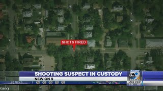 Shooting suspect in custody