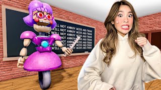 KAT ESCAPES MISS ANI-TRONS DETENTION IN ROBLOX (OBBY)