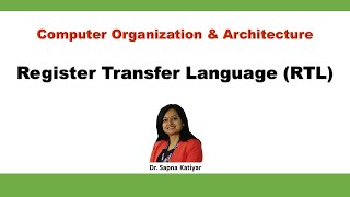 Register Transfer Language (RTL) || Computer Organization and Architecture