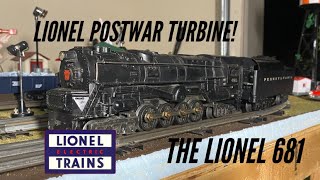 Lionel Postwar 681 Turbine overview and running session!