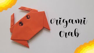 How to Make a Paper Crab - Origami Crab Tutorial for beginners |