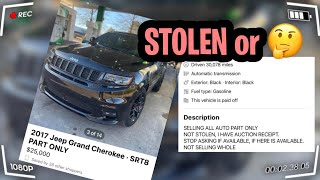 Thieves are selling stolen hellcat, and Scatpack parts on Facebook MARKETPLACE