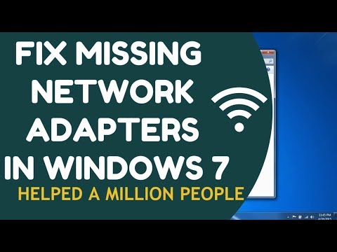 How to Fix Missing Network Adapters In Windows 7 How to Fix Missing Network Adapters In Windows 7