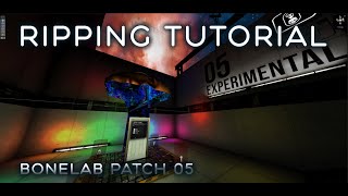 BONELAB Ripping Tutorial #bonelab