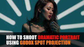 Dramatic Hollywood Style Portrait with Spot Projection