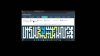 Pathfinding Visualizer : Dijkstra Algorithm In Action.