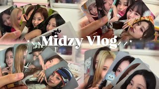 #2【Midzy Vlog】待ちに待った完全体カムバック/GOLD/アルバム開封/トレカ整理/ペンライト/リングライト/ペンミグッズ