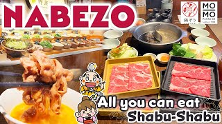 Nabezo'da yiyebildiğin kadar shabu-shabu! Japonya, Tokyo, Şibuya