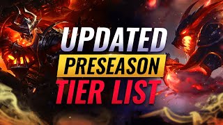 UPDATED PRESEASON Tier List - League of Legends Patch 12.22
