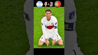 Argentina vs Portugal (4x3) 2026 World Cup Final 🔥🔥 #shorts #messi vs #ronaldo