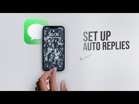 How to Set Up Auto Replies in Focus Mode on iPhone (tutorial)