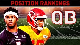 Fantasy Football 2019: Top 20 Quarterback Rankings | NFL | NBC Sports