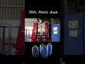 160L drum blow molding machine working