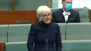 Elizabeth Watson Brown speaks on the Greens' Climate Trigger amendment