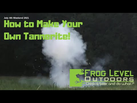 What are the ingredients to make Tannerite?