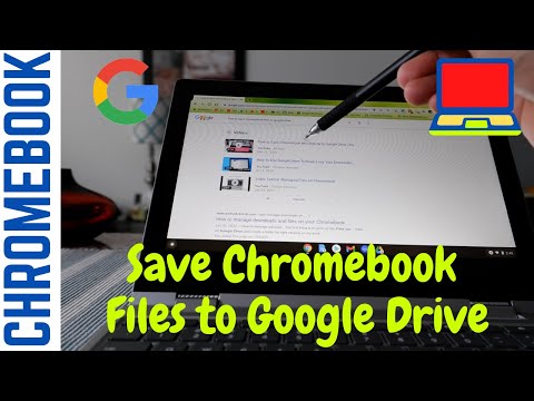 How to Save Chromebook files to Google Drive | Do Not Use Chromebook Local Drive