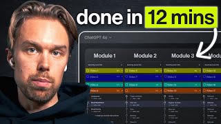 How To Create an Online Course With AI in 12 Minutes (Beginner Guide)