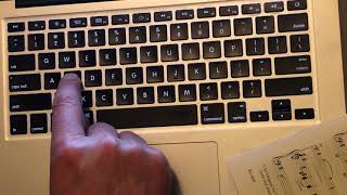 Ode to Joy (Beethoven) on the QWERTY keyboard