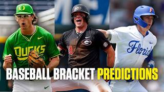 My 2026 NCAA Baseball Tournament Predictions!
