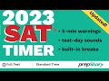 SAT Full Exam Test Timer (Standard Time)