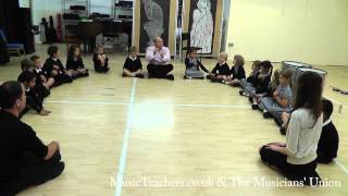 Primary Music Lesson: Rhythmically Speaking: 2 Phonetic Rhythms: "Eggs and Bacon" for Ganzas
