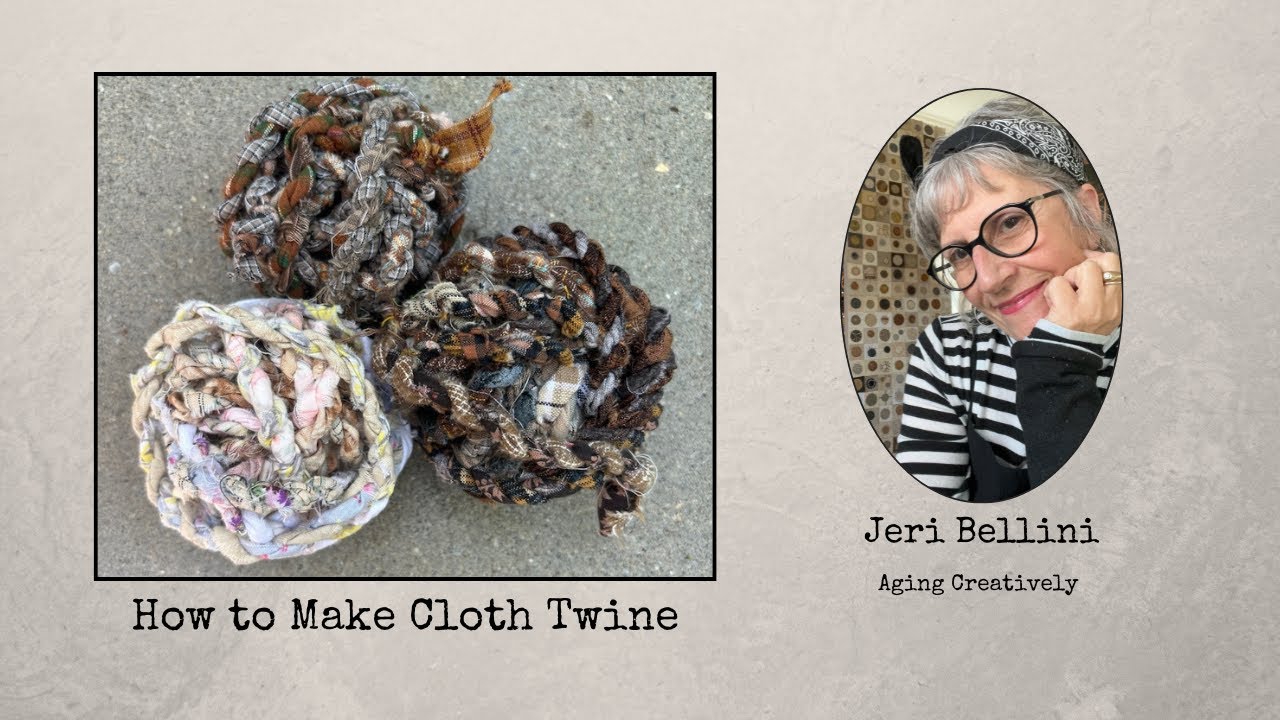 Fabric Twine Twisted Cloth Fiber Rope A Tutorial Youtube