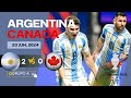 Argentina 2 - 0 Canadá | Copa América 2024 | Julián y Lautaro le dieron el triunfo a la Argentina