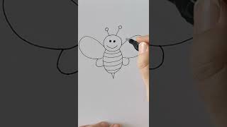 How to Draw a Bee | Easy Drawing for Kids