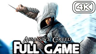 ASSASSIN'S CREED Gameplay Walkthrough FULL GAME (4K 60FPS) No Commentary