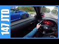 POV Alfa Romeo 147 JTD 272 HP vs 300 HP Subaru WRX STI