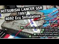 MITSUBISHI LANCER GSR 1997 4G92 Ecu Simulation