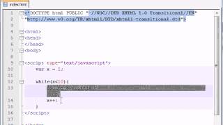 Beginner JavaScript Tutorial -- 20 -- while Loop