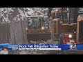 CDOT Crews Stop I-70 Traffic At Idaho Springs For Rock Fall Mitigation