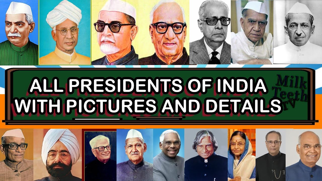 List Of Presidents Of India From 1950-2020 With Pictures And Detailed ...