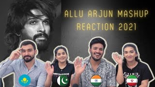 Allu Arjun Mashup 2021 Reaction | Stylish Icon | Dance | Foreigners Reaction