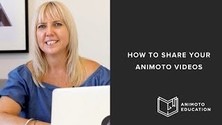 How To Share Your Marketing Videos To Social Media In Animoto
