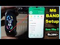 M6 Smart Band |  M6 Smart Band Connect to Phone | M6 Smart Band Time Setting | Review and Unboxing