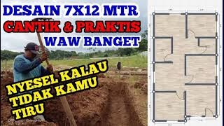 Rumah 7x12 3 Kamar Tidur