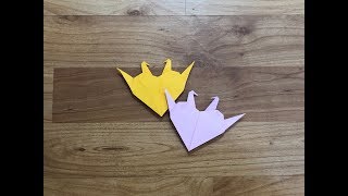 Origami | How to make a Heart with Crane by paper | Valentine DIY Gift Ideas | Origami Heart