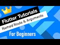 Flutter Tutorial for Beginners #13 Named Route & Pass Arguments