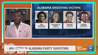 3 arrested in Alabama in connection to mass shooting at Sweet 16 party