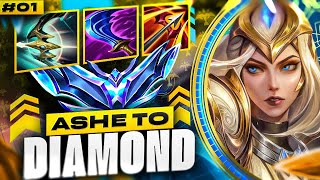 How to play Ashe in low Elo - Ashe Unranked to Diamond #1 | Ashe ADC Gameplay Guide