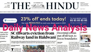6 January 2023 | The Hindu | Daily News Analysis | 6 January current affairs | UPSC | Satyavan Anand